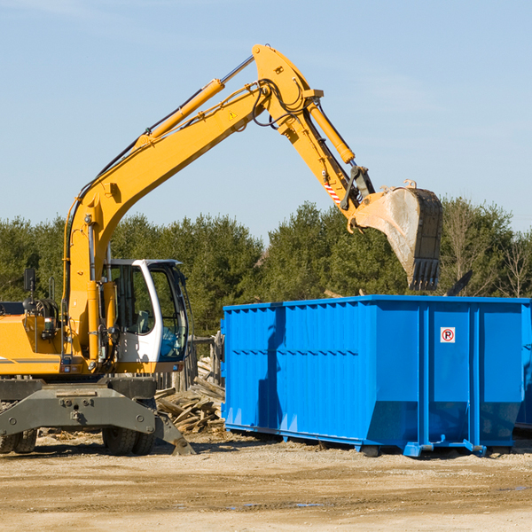 what size residential dumpster rentals are available in Dover DE